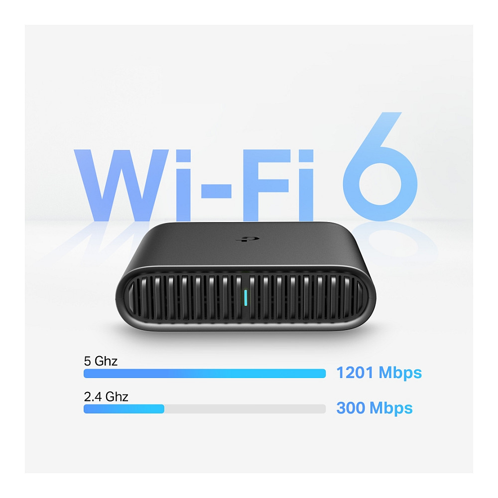TP-Link TL-WR1502X, Ruter, Wi-Fi 6 AX1500, Dual-Band, 1× Gigabit WAN + 1× Gigabit LAN, USB 2.0, VPN, Modalitet Udhëtimi – Zezë 3