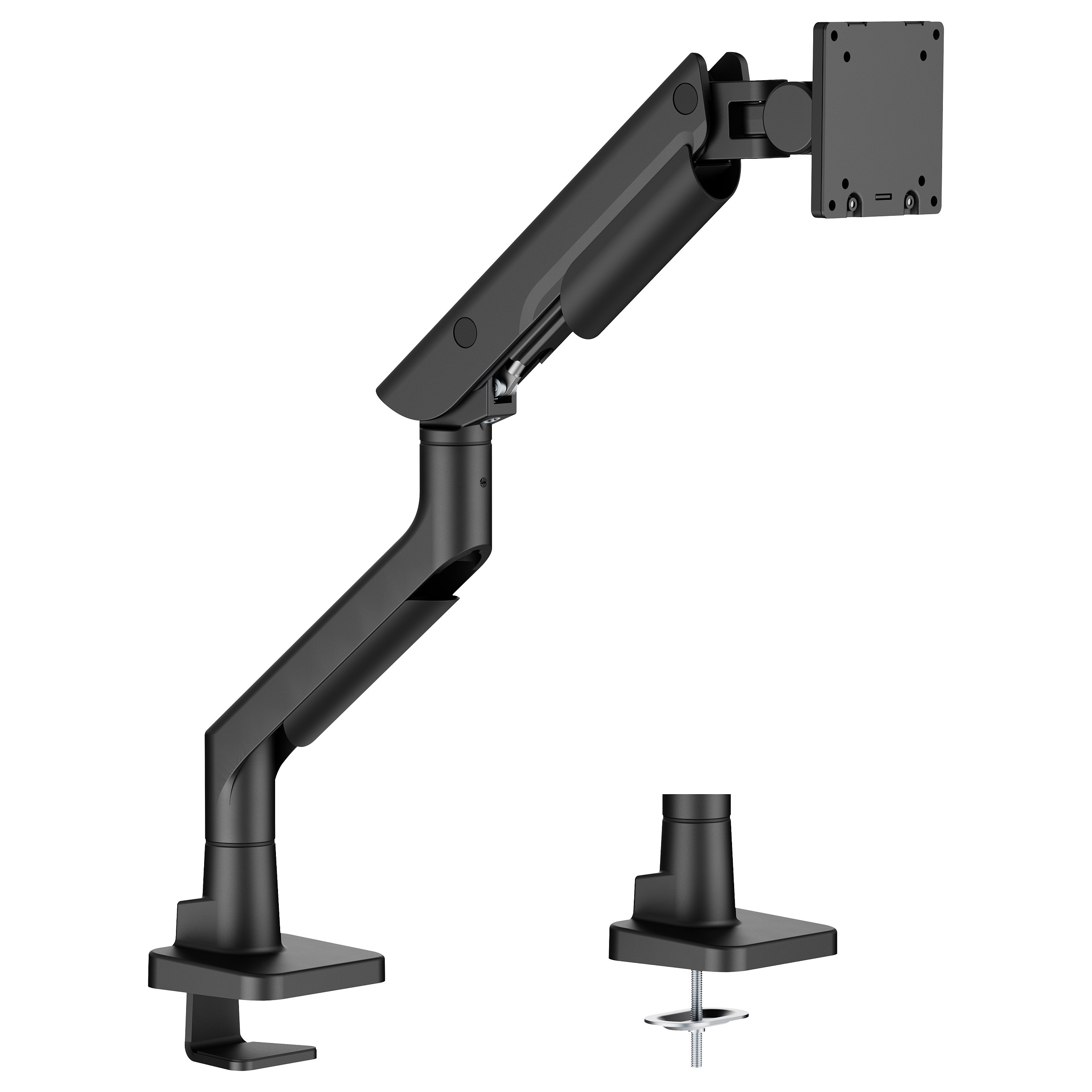 Mbajtëse për Monitor iiyama DS6001C-B1 / 1 Monitor / 17–49" / 2–27kg / VESA 75x75 & 100x100 / Gas Spring / Rotacion 360° - Zezë 8