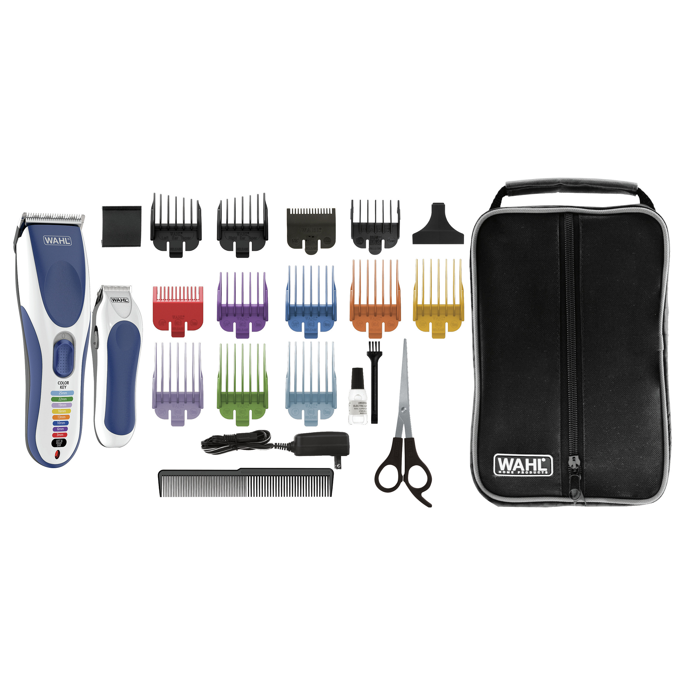 Makinë e Rrojës Wahl Color Pro Cordless Combo 09649-916, Me dhe Pa Kabllo, 60 Min Autonomi – Blu/Bardhë 2