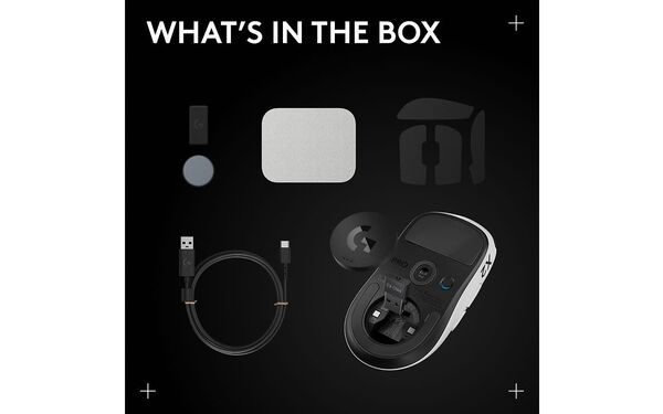 Maus Gaming Logitech G Pro X2 Superstrike / Wireless / 44000 DPI / 8000Hz / 5 Butona / HERO 2 - Bardhë/Zezë 5