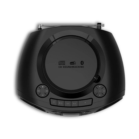 Radio Philips TAZ2500/10, CD, Kasetë, DAB+, FM, Bluetooth 6.0, USB, 3W RMS - Zezë 3