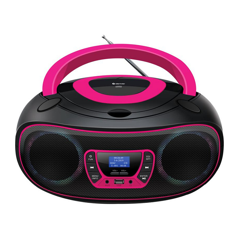 Altoparlant Denver TSP-456, 600W, 60W RMS, Bluetooth 5.0, USB, MicroSD, AUX, TWS, LED - Zezë 9