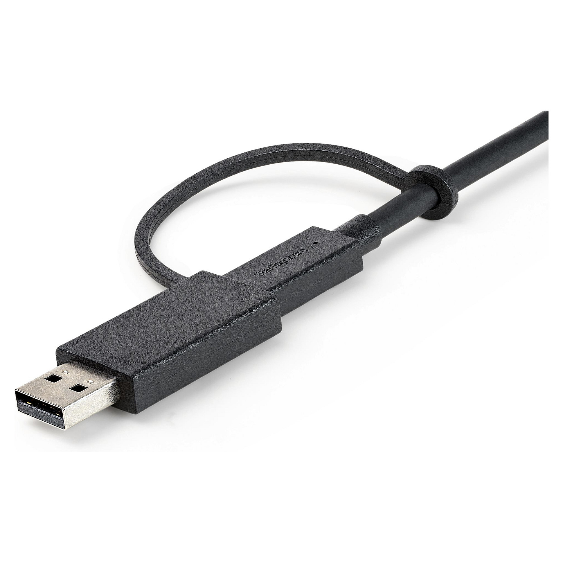 Kabllo USB StarTech.com USBCCADP, USB-C në USB-C, USB 3.2 Gen 2, 10 Gbps, Power Delivery 100W, me adapter USB-C në USB-A 5 Gbps, 1 m – Zezë 8