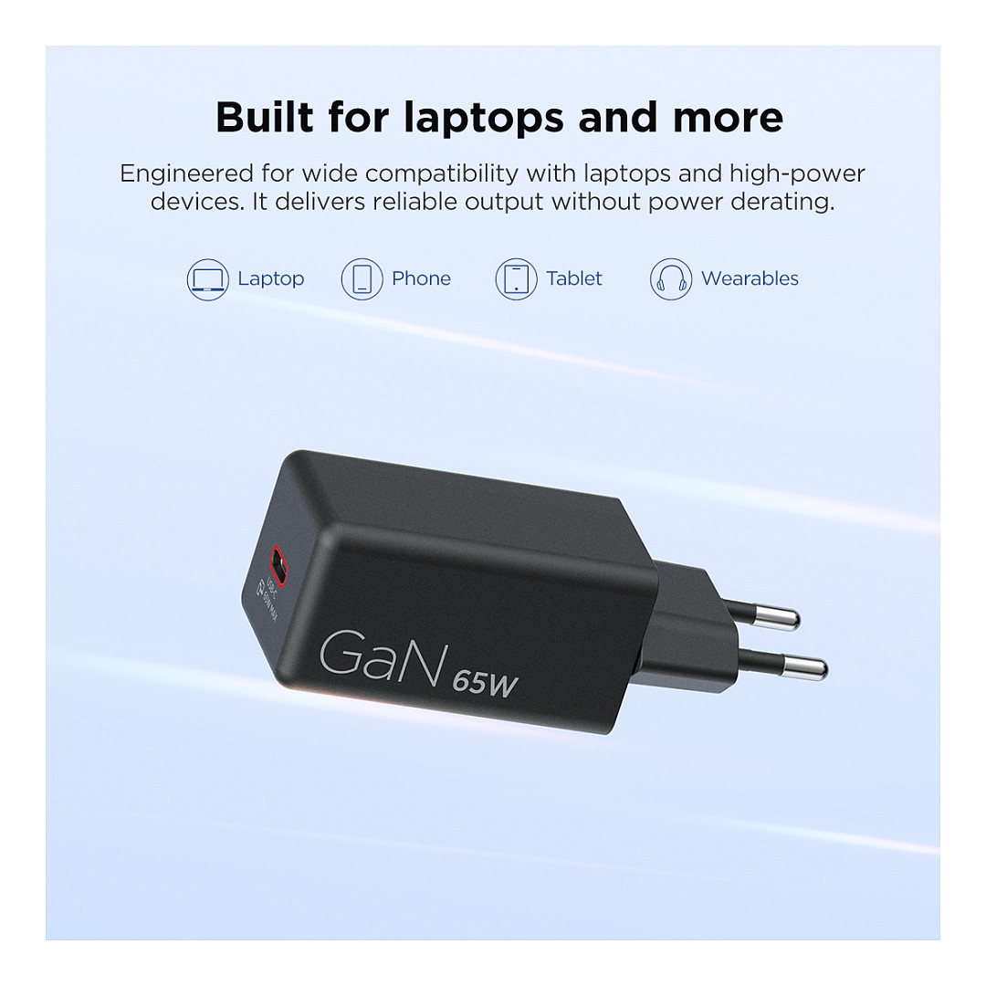 Adapter Lenovo G0A665WBEU, USB-C, 65W, GaN, EU - Zezë 9