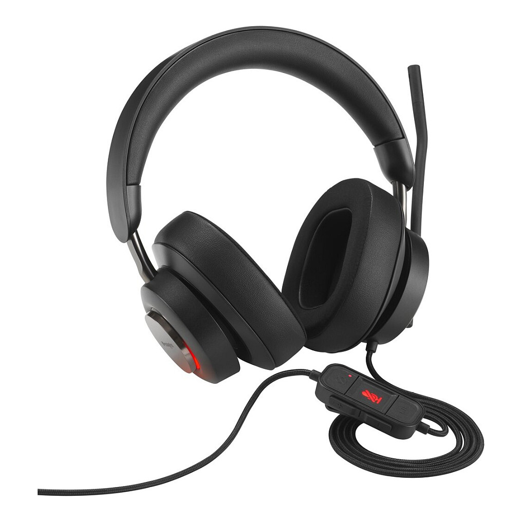 Kufje me kabllo Kensington H2000 / USB-C / Stereo / 40mm / Mikrofon me reduktim të zhurmës - Zezë 8