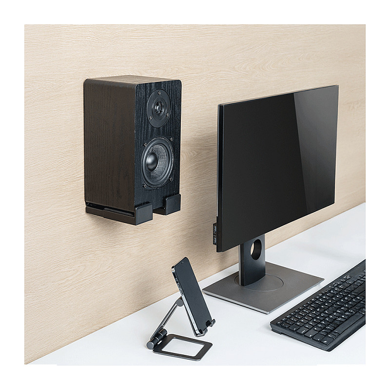 Mbajtëse për Soundbar LogiLink BP0209 , për mur , 9–15,4cm , deri 15kg , e rregullueshme , 2 copë - Zezë 7