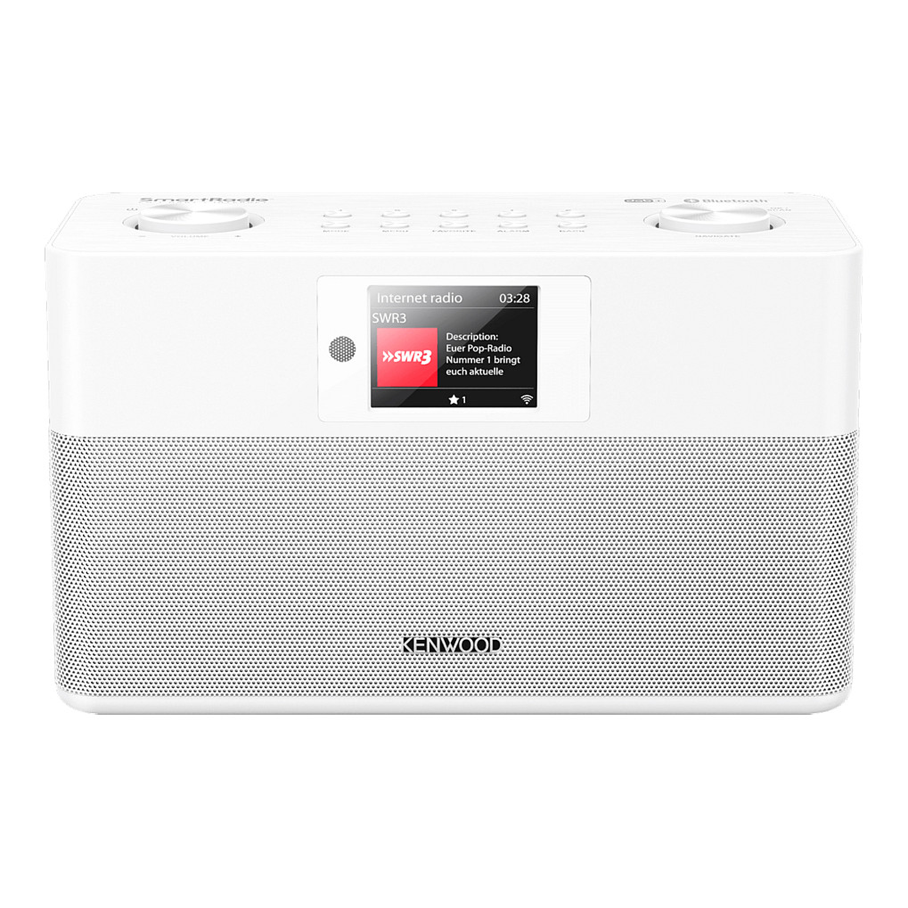Radio interneti Kenwood CR-ST100S-W, 20W, DAB+, FM, Wi-Fi, Bluetooth, ekran TFT 2.4" - Bardhë 4