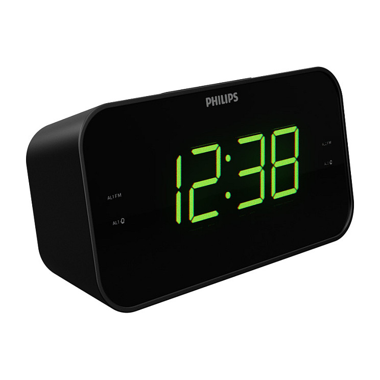 Radio me Orë Philips TAR3306/12, FM, Alarm i Dyfishtë, Ekran LED - Zezë 4