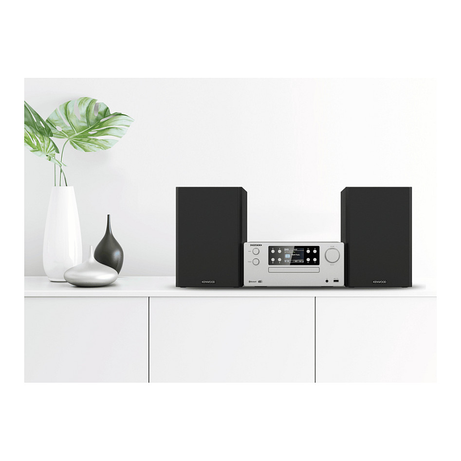 Sistem Audio për Shtëpi Kenwood M-925DAB-S, 50 W, DAB+, FM, RDS, Dalje për Kufje 3.5 mm - Zezë, Argjend 3