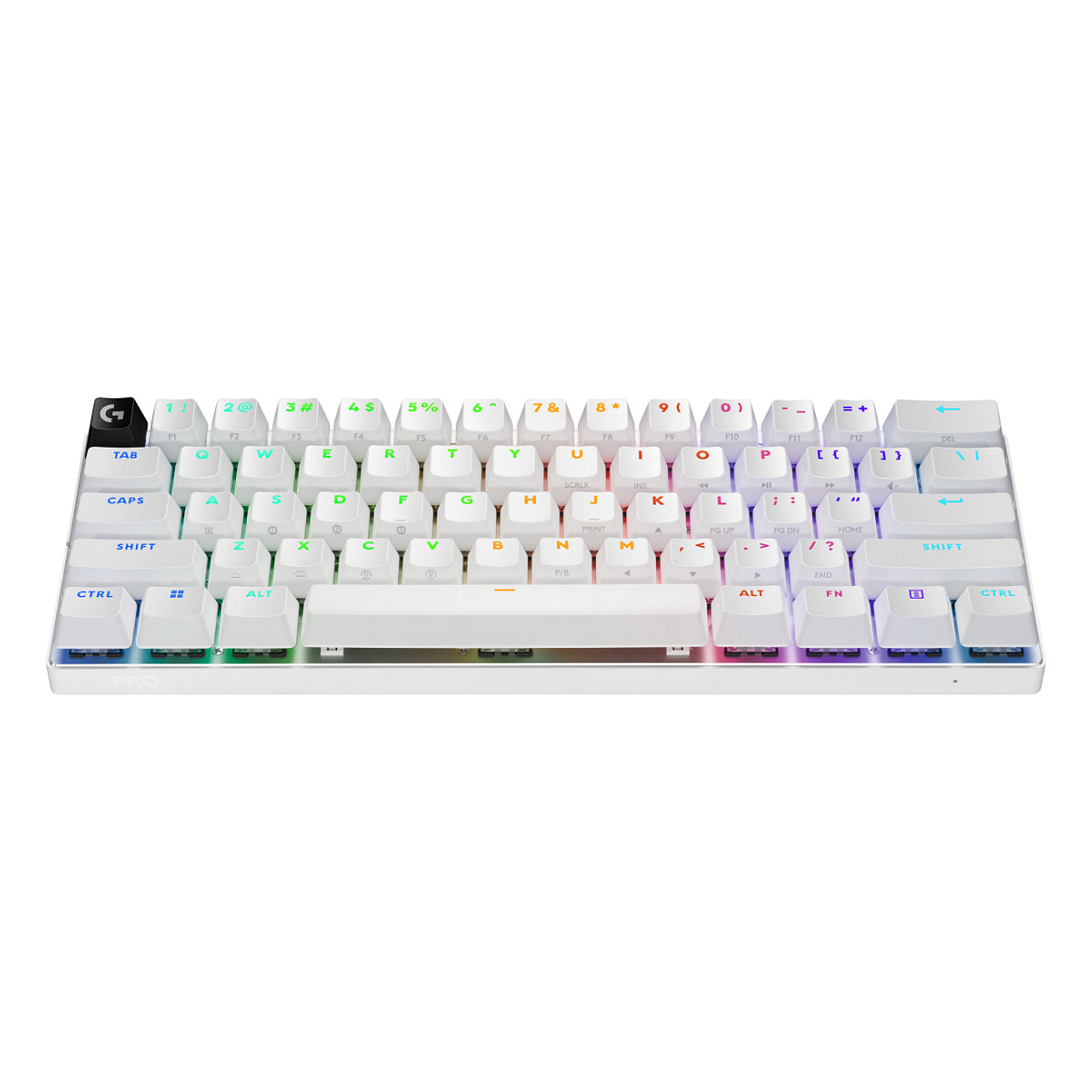 Tastierë Gaming Logitech G PRO X 60 LIGHTSPEED, Wired, Mekanike Optike, 60%, RGB, LIGHTSPEED 2.4GHz + Bluetooth - Bardhë/Zezë 2