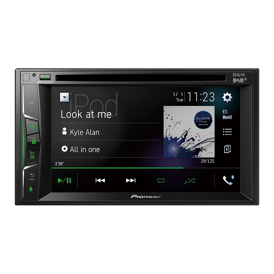 Radio për veturë Pioneer MVH-S420BT, 1 DIN, LCD, Bluetooth - Zezë 9