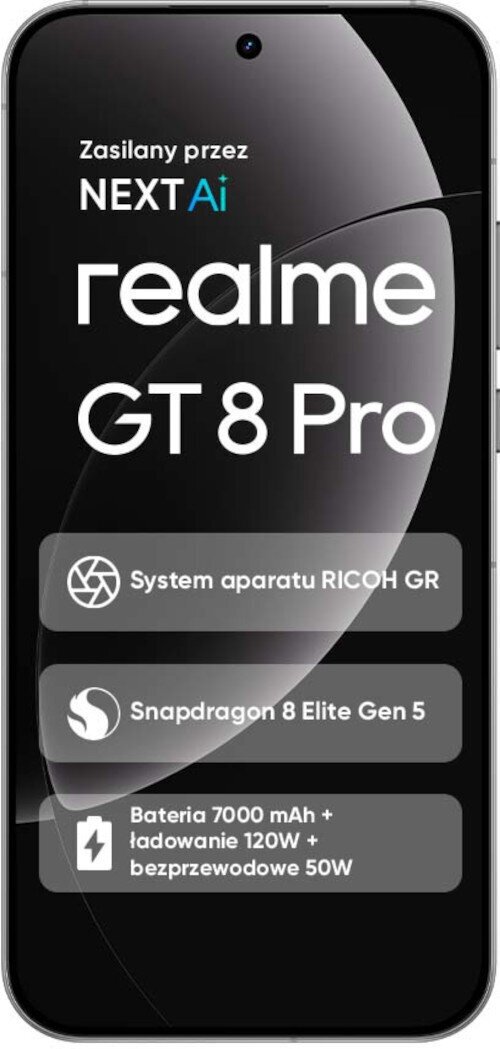 Telefon realme GT 8 Pro 5G / 16GB / 512GB - Bardhë 2