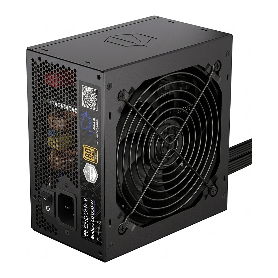 Furnizues Energjie Endorfy Enduro L6 / 650W / ATX 3.1 / 80 PLUS Gold / Non-Modular - Zezë