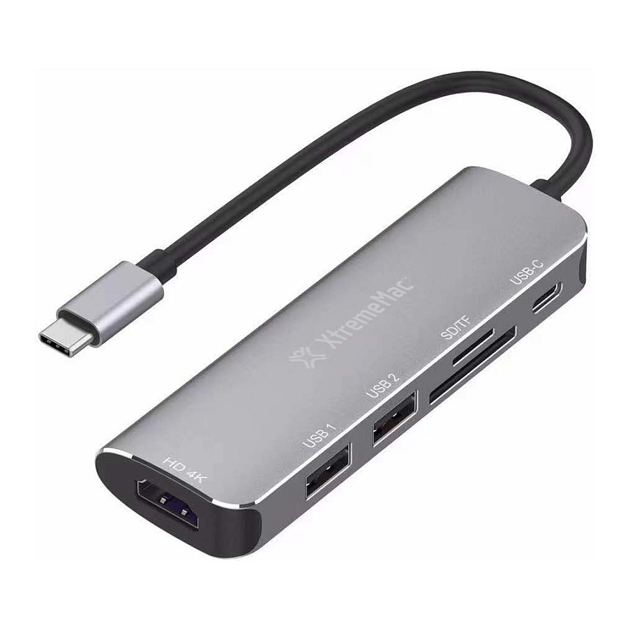 Hub USB-C XtremeMac Max Pro, 5-port, 3x USB-C 5Gbps, RJ45 Gigabit Ethernet, PD 100W - Hiri 7