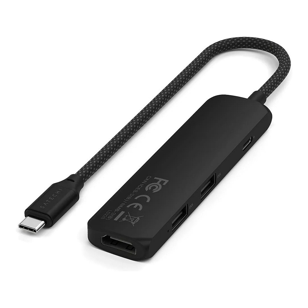 Hub Satechi ST-P4SK / 2x USB-A / 1x HDMI / 1x USB-C PD / 80W PD / 100W – Zezë 3