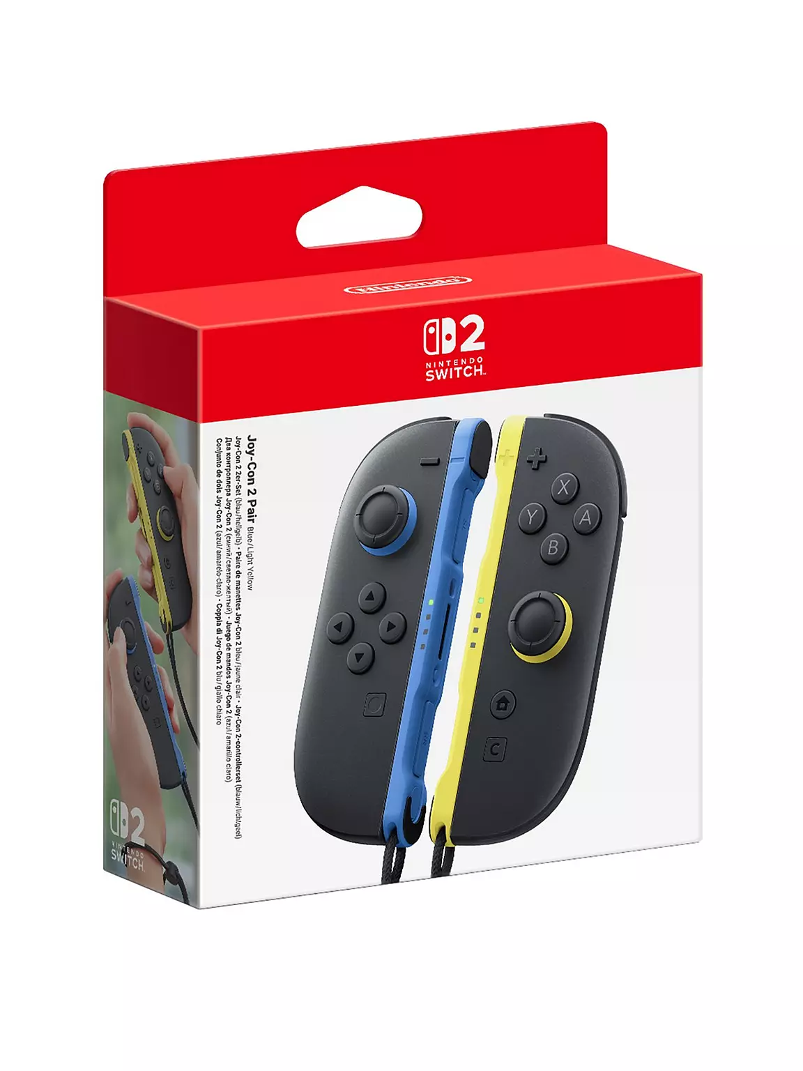 Kontroller Nintendo Joy-Con 2, Nintendo Switch 2, Pa Kabllo, HD Rumble, Motion Control, Kontroll me Maus - Zezë , Blu , Verdhë 3
