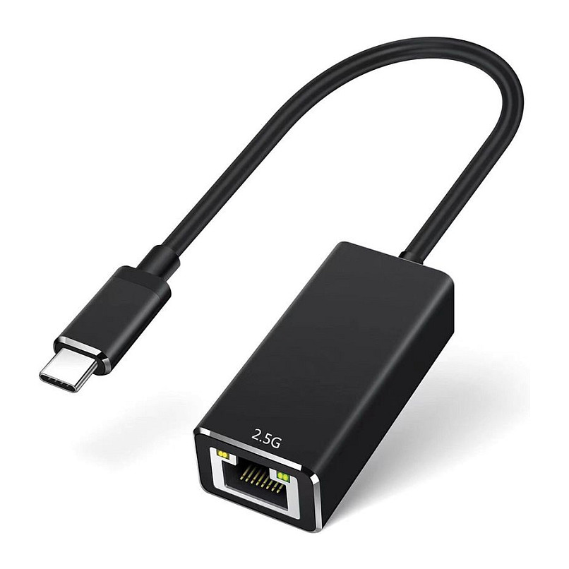 Adapter rrjeti VALUE 12.99.1135, USB 3.2 Gen 1 Type-A në RJ45, 2.5 Gbps, 15 cm - Zezë 5