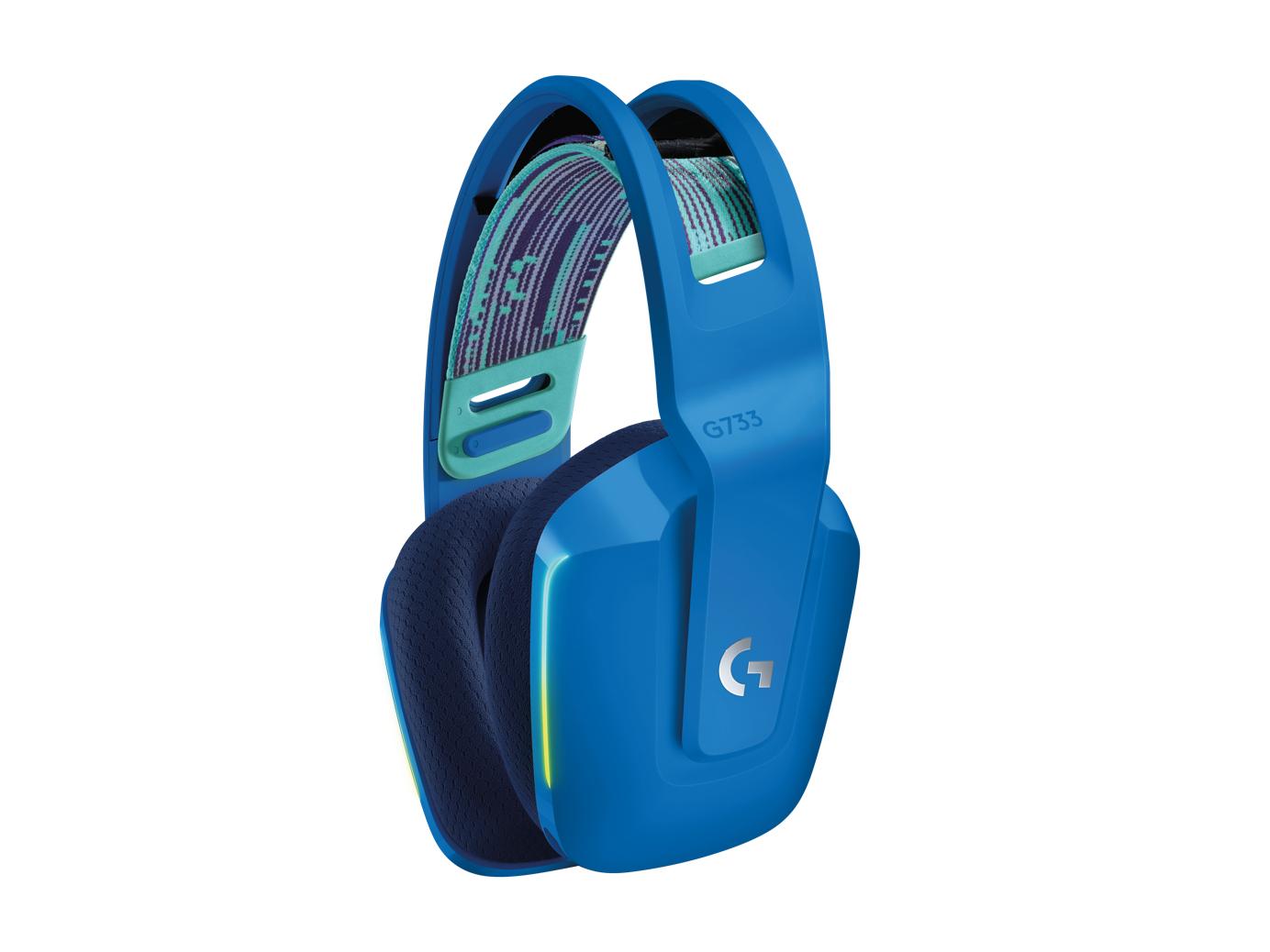 Kufje Gaming Logitech G733 LIGHTSPEED / 981-000943 / Wireless / PRO-G 40mm / BLUE VO!CE / LIGHTSYNC RGB – Blu 2