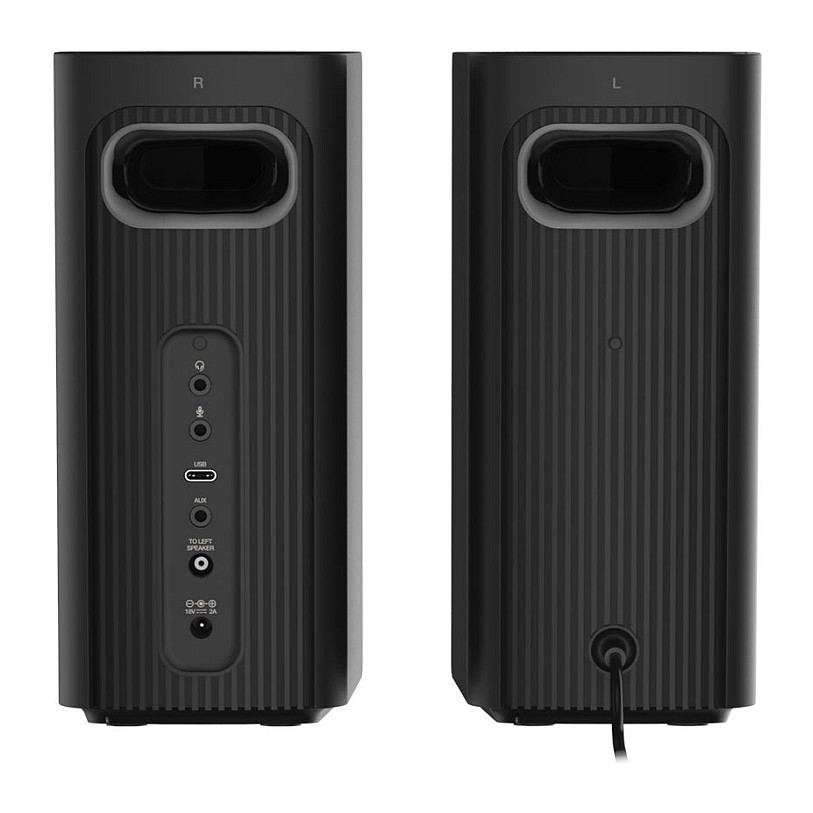 Altoparlantë Creative Labs T60, 2.0, 30W RMS, 60W Peak, Bluetooth 5.0, USB-C, AUX, Mic-in, Headset-out - Zezë 6