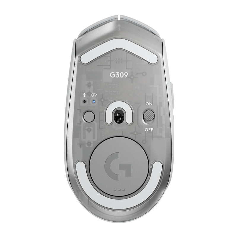 Maus Gaming Logitech G309 Lightspeed Wireless / Bluetooth & USB - Bardhë thumbnail 6