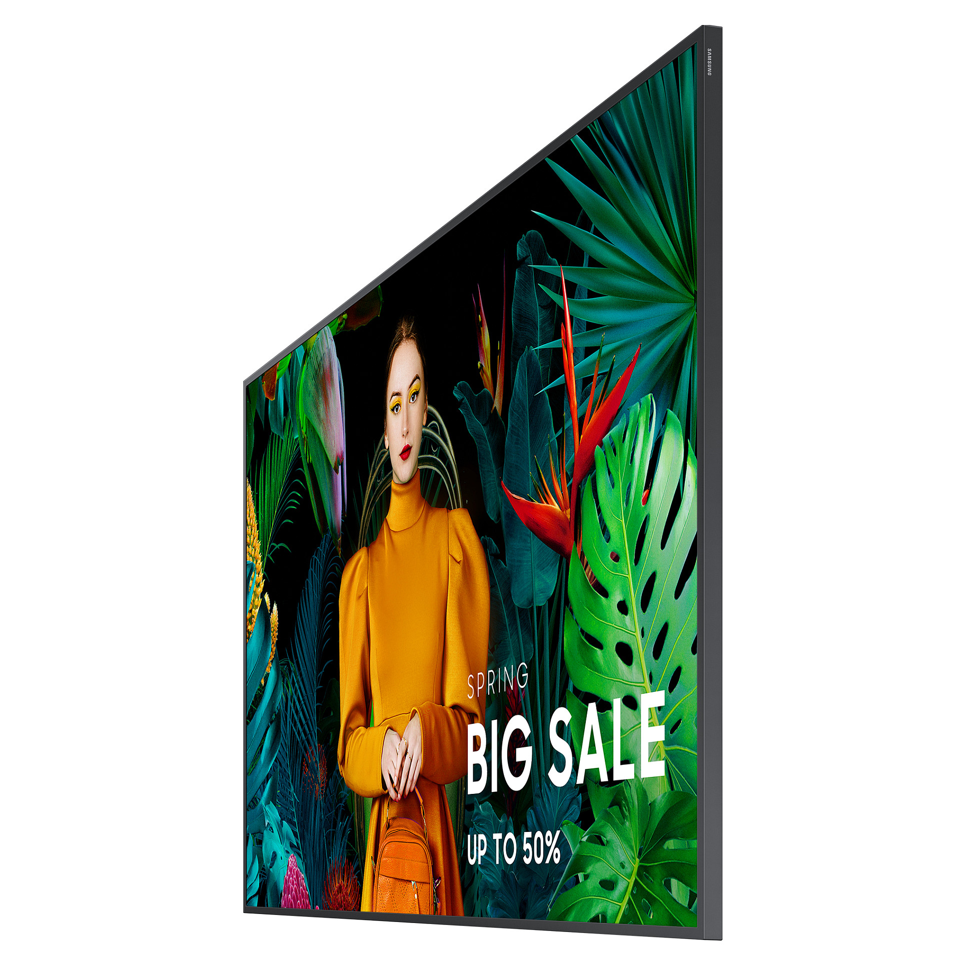 Televizor 4K Ultra HD SAMSUNG 138.68cm/55" (3840x2160) Samsung LH55QMCEBGCXEN 16:9 4K UHD LED 8ms Digital Signage 24/7 3x HDMI DP USB LS WIFI LAN BT Zi 9