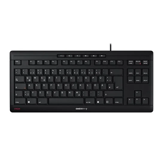 Tastierë Me kabllo CHERRY STREAM TKL , AZERTY – Zezë