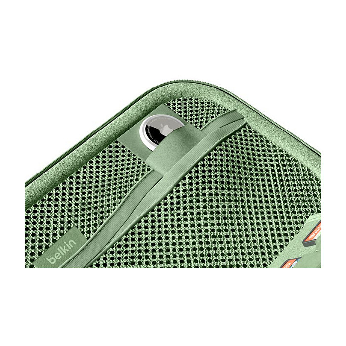 Case për Konsolë Gaming Belkin, Nintendo Switch 2, Rezistent ndaj Ujit dhe Goditjeve, Xhep për Kartela Lojërash, Mbajtëse për AirTag – Gjelbër 4
