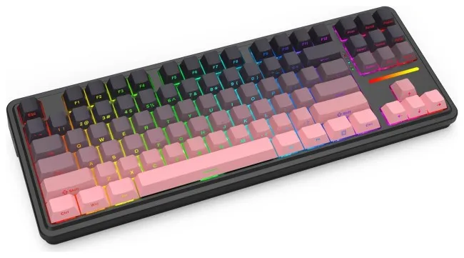 Tastierë Gaming Redragon K728SP-RGB-PRO Antonium PRO / Wired & Wireless / US Language - Zezë / Rozë 2