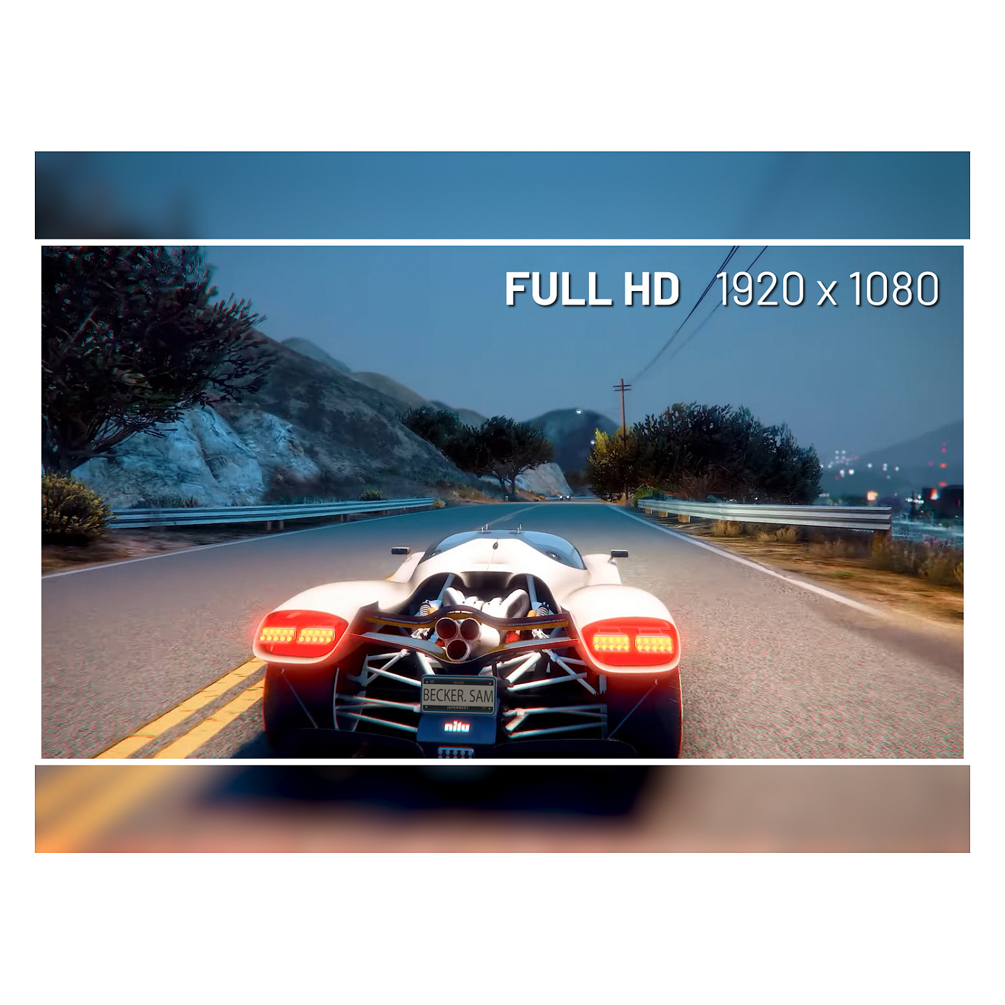 Monitor Gaming JapanNext / 23.8"/ Full HD IPS / LCD / 120Hz / 0.5ms / HDMI+VGA - Verdhë thumbnail 6