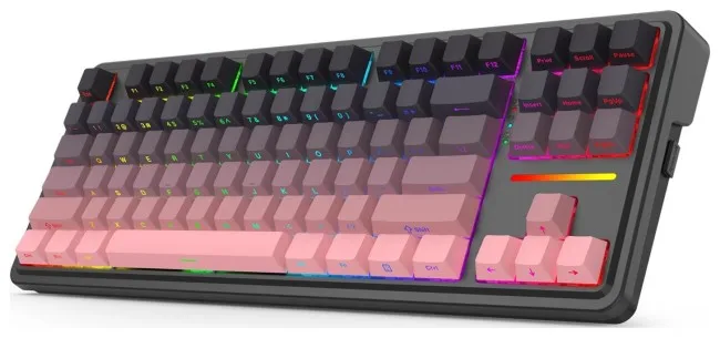 Tastierë Gaming Redragon K728SP-RGB-PRO Antonium PRO / Wired & Wireless / US Language – Zezë / Rozë 4