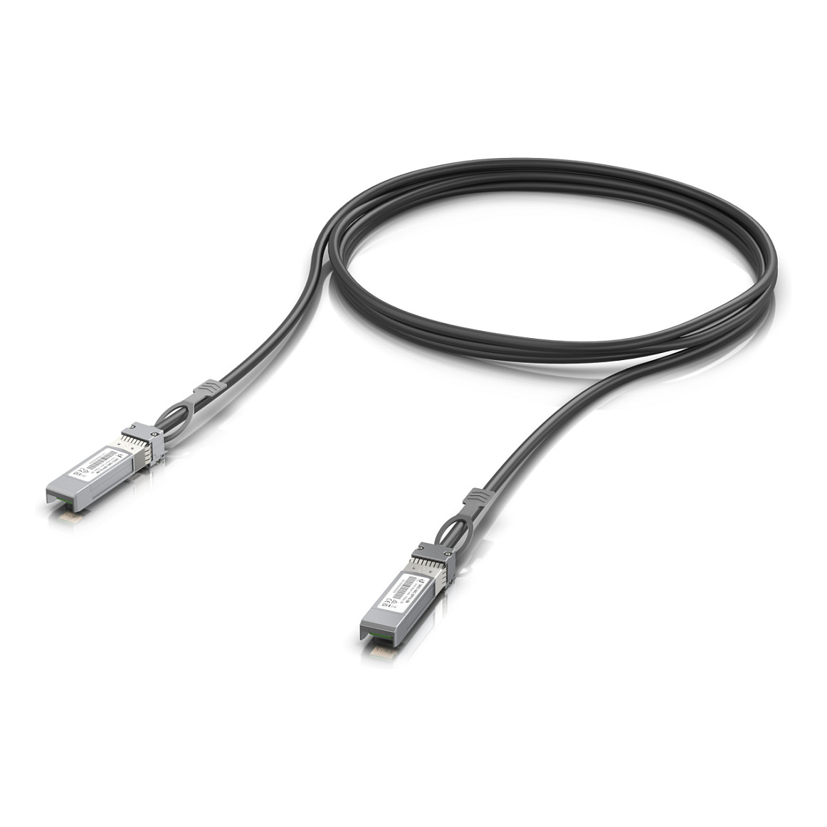 Ubiquiti UACC-DAC-SFP10-3M – Kabllo DAC SFP+, 10 Gbps, SFP+ në SFP+, 3 m – E Zezë