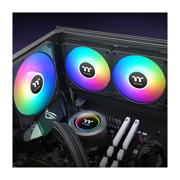140mm Thermaltake CT140 EX ARGB Sync PC Cooling Fan 3 Pack thumbnail 6