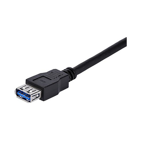 Kabllo USB StarTech.com USB3SEXT1MBK, USB 3.0, USB-A Mashkull në USB-A Femër, 5Gbps, 1m - Zezë 3