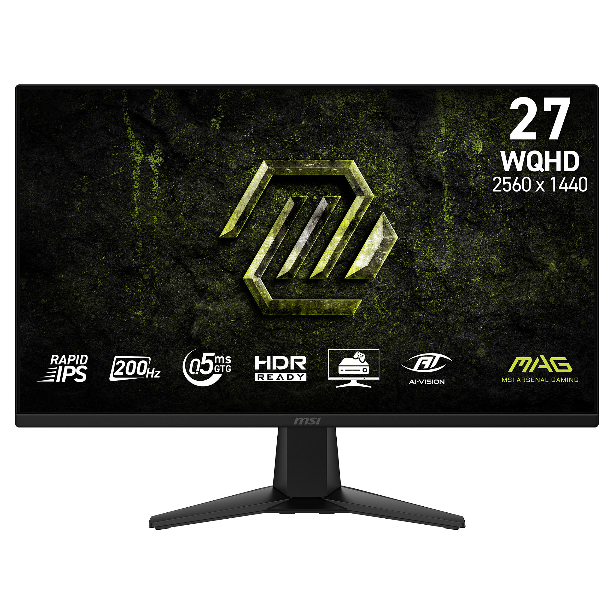 Monitor Gaming MSI MAG 275QF E20, 27", WQHD Rapid IPS, 200Hz, 0.5ms, 2xHDMI+DP - Zezë