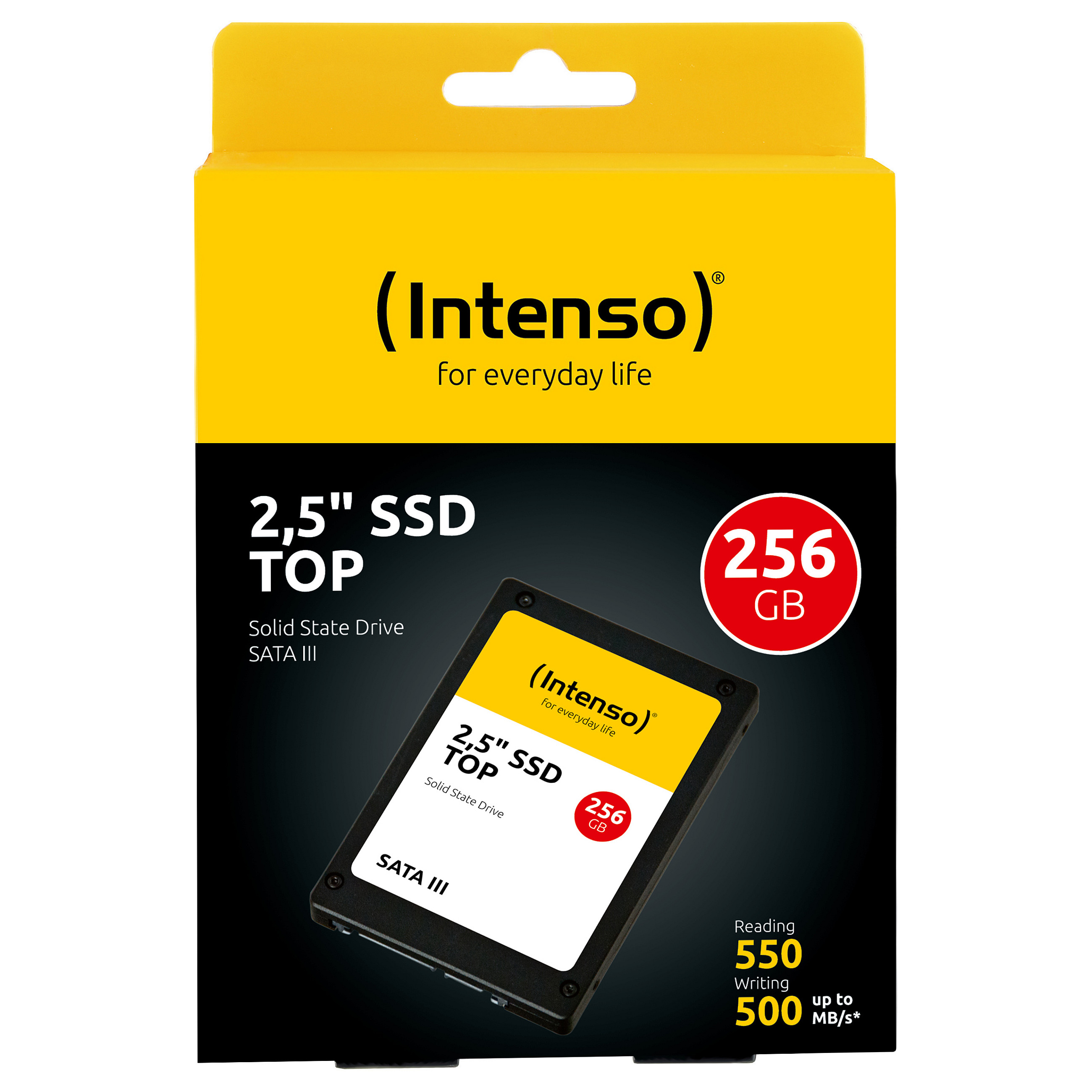 SSD e Brendshme 2.5" 256GB Intenso Top Performance e zezë thumbnail 4