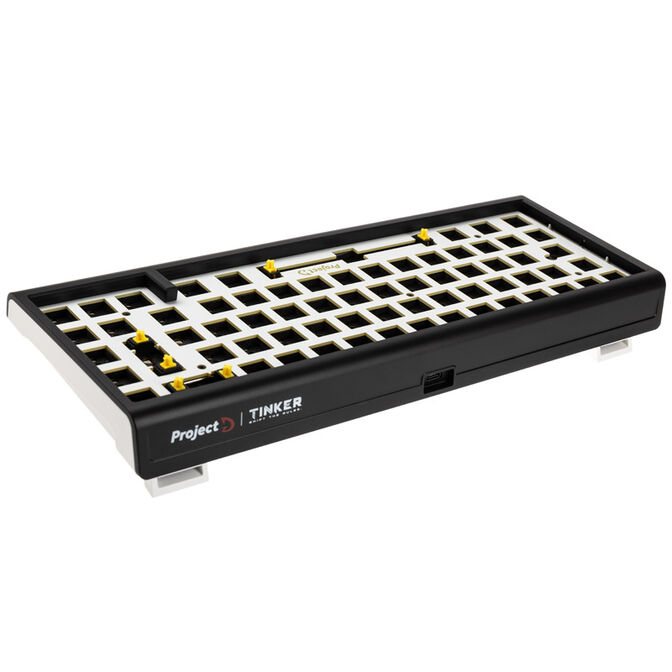 Tastierë Gaming Ducky Tinker65 Barebone 65% / Mekanike / Hot-Swap / Gasket Mount / RGB / USB-C / 1000Hz - Zezë 3
