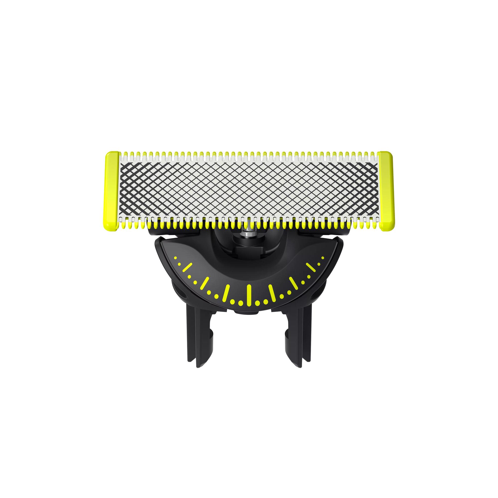 Koka zëvendësuese për makinë rroje Philips OneBlade 360 / QP420/50 /2 copë– Argjend/Verdhë