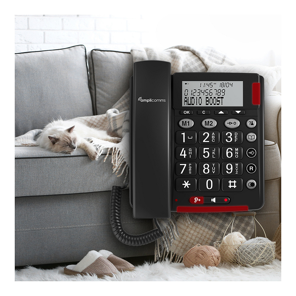 Amplicomms BIGTel 48 Plus /Telefon – Gri thumbnail 5