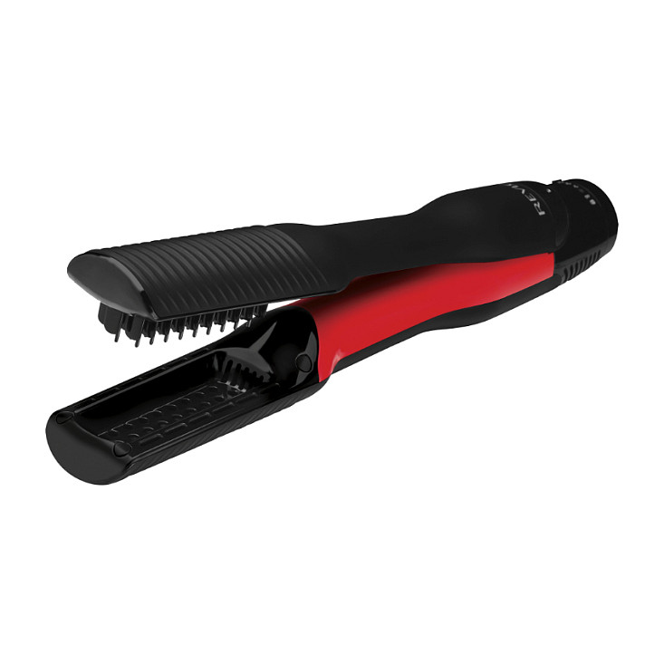 Furçë drejtësuese Revlon One-Step Air Straight, 2-në-1, Ceramic Tourmaline, AirPause, 6 nivele - Black/Red 2
