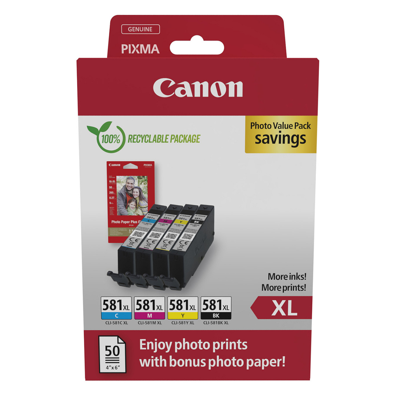 INK Canon / CLI‑581XL / 2052C004 / 4pack Multipack