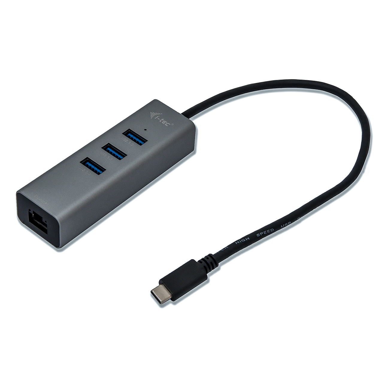 USB Hub D I-TEC, USB-C, 3 porte + GLAN thumbnail 3
