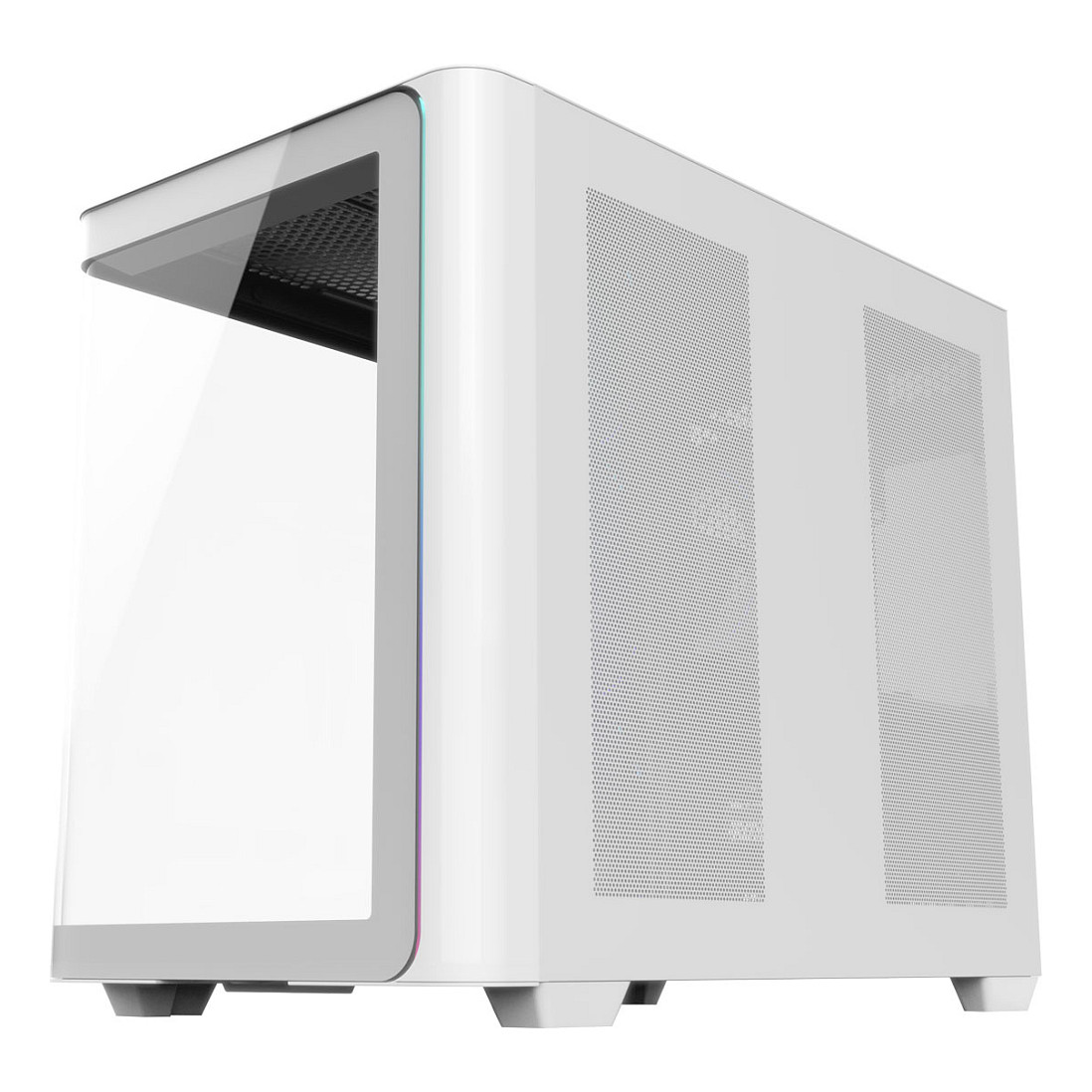 Kasë Midi FSP M580‑WP ARGB – Bardhë thumbnail 3