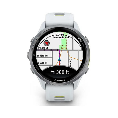 Orë e mençur Garmin Forerunner 970 Android Titanium / 47mm - Bardhë/Verdhë thumbnail 2