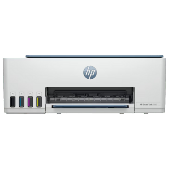 Printer Multifunksional HP Smart Tank 585 / Inkjet me Ngjyra A4 / 12 ppm / 3 në 1 / Wi-Fi + USB - Bardhë