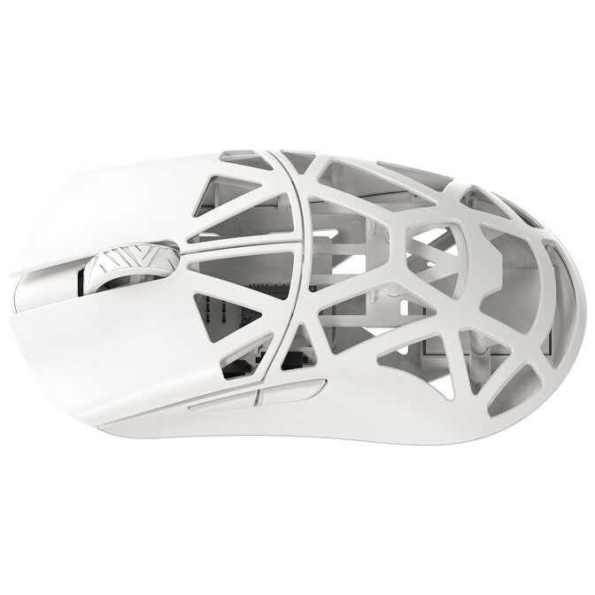 Maus Gaming WLmouse Beast X / BEAST-X-WHT-SOL / Sensor Optik PixArt PAW-3395 / 26000 DPI / Lidhja Wireless 2.4GHz & Wired USB / Bateri – Bardhë 3