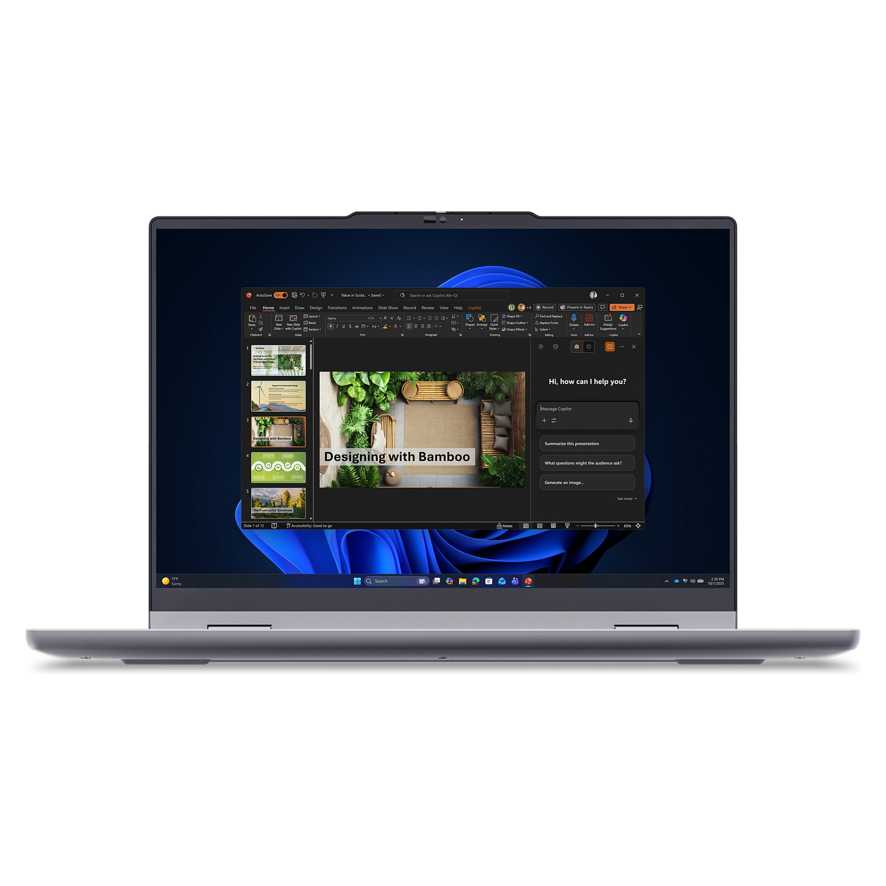 Laptop Lenovo ThinkBook 14 2in1 G6 / Ultra 5 325 / 16GB DDR5 / 512GB / 14" WUXGA IPS Touch 60Hz / Intel Graphics / DE - Gri thumbnail 2