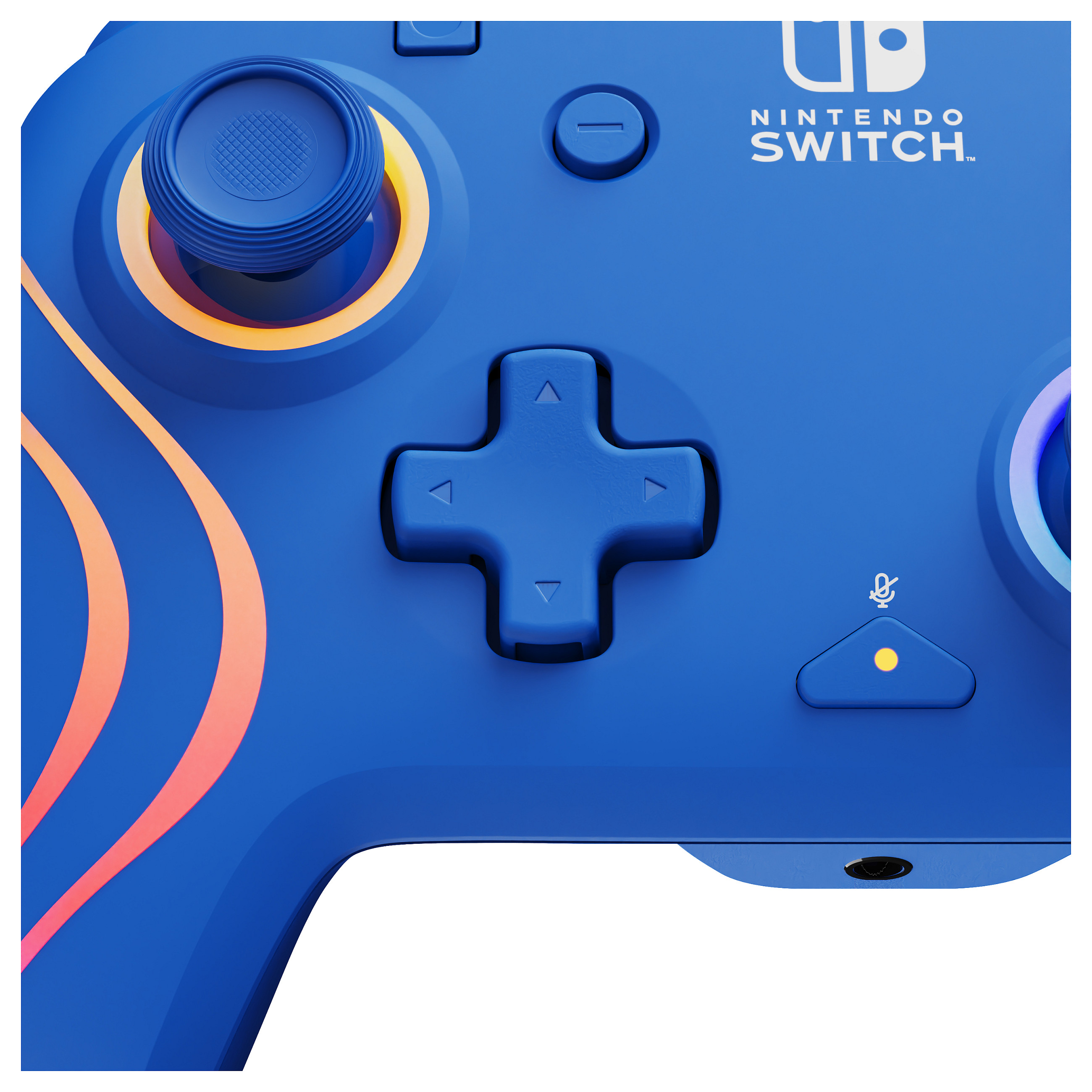 Kontroller Nintendo PDP Afterglow Wave Wireless RGB Switch - Blu 3
