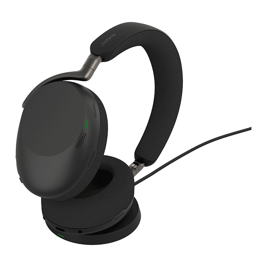 Kufje pa kabllo Jabra Evolve3 85 MS / Base Station / Link 390c - Zezë thumbnail 2