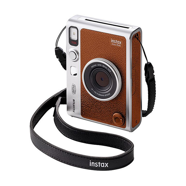 Kamerë Instant Fujifilm instax mini Evo / Hybrid / 28mm F2 / LCD 3" / Bluetooth / 100 Printime - Kafe/Argjend 8