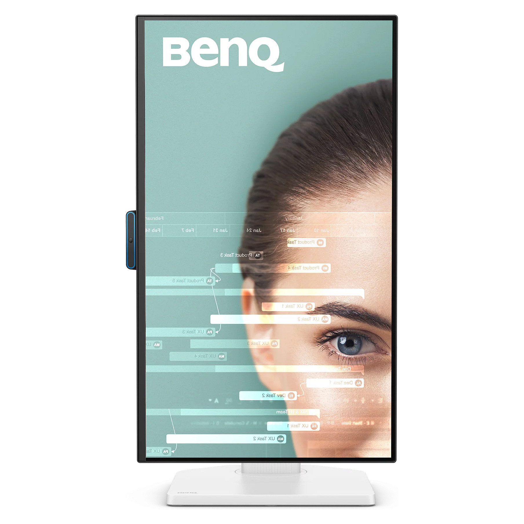 Monitor BenQ GW2490TC / 23.8"/ Full HD IPS / LED / 144Hz / 5ms / HDMI+USB+DP - Bardhë thumbnail 4